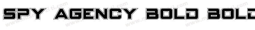 Spy Agency Bold Bold字体转换